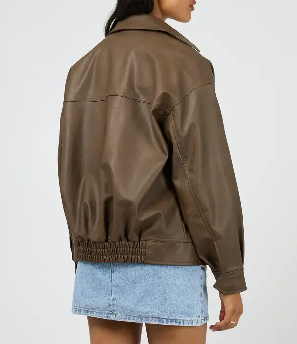 ALL ABOUT EVE Alba PU Bomber