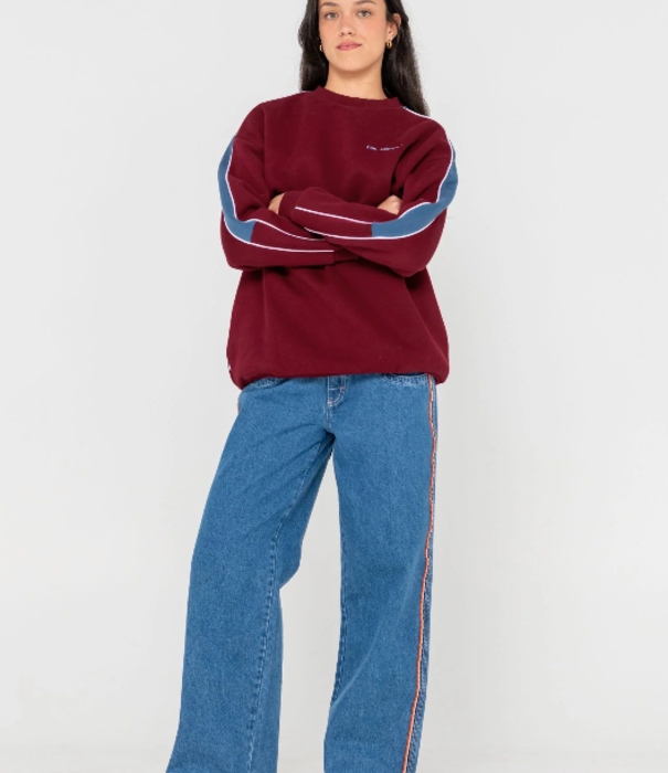 RUSTY Flip Mommy Low Rise Baggy Jean