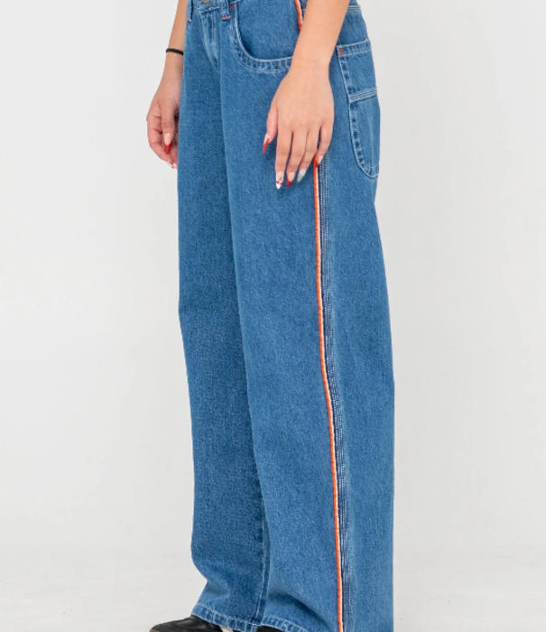 RUSTY Flip Mommy Low Rise Baggy Jean