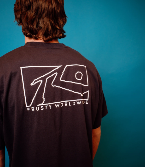 RUSTY Boxed Out Graphic Tee