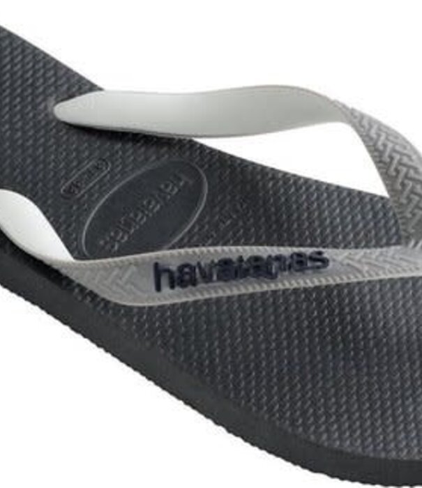 HAVAIANAS Kids Top Mix Black Steel Grey Thongs