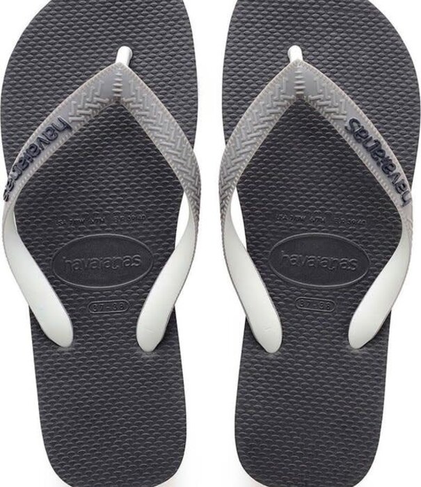 HAVAIANAS Kids Top Mix Black Steel Grey Thongs