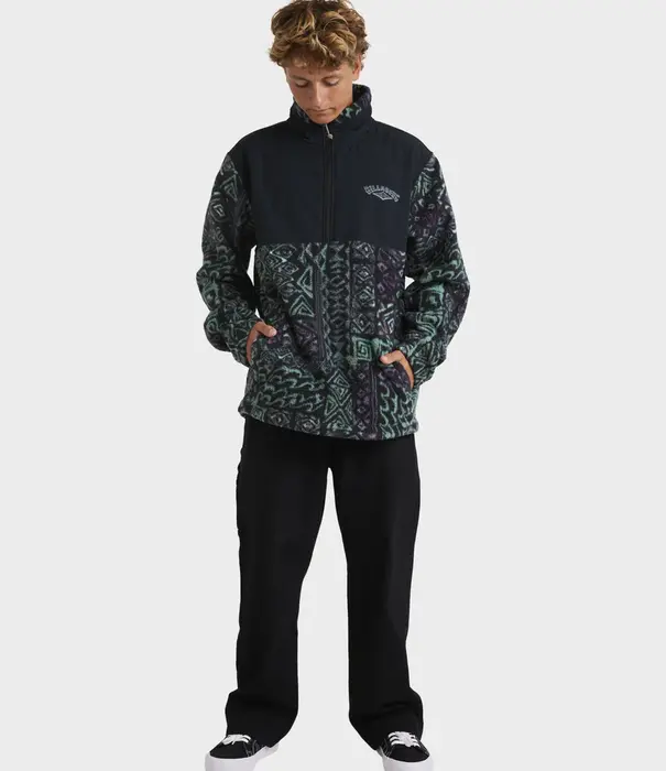 BILLABONG Boundary Re-Issue Half Zip Fleece Pullover