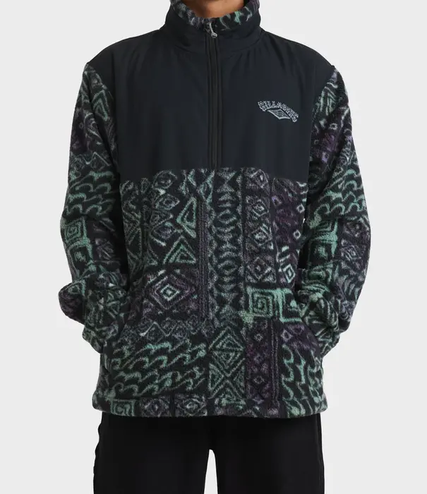BILLABONG Boundary Re-Issue Half Zip Fleece Pullover