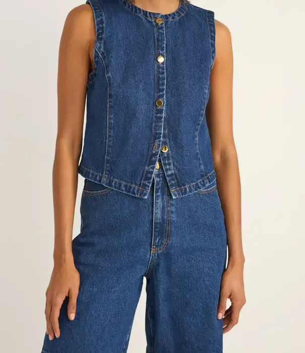 RHYTHM Gia Denim Vest