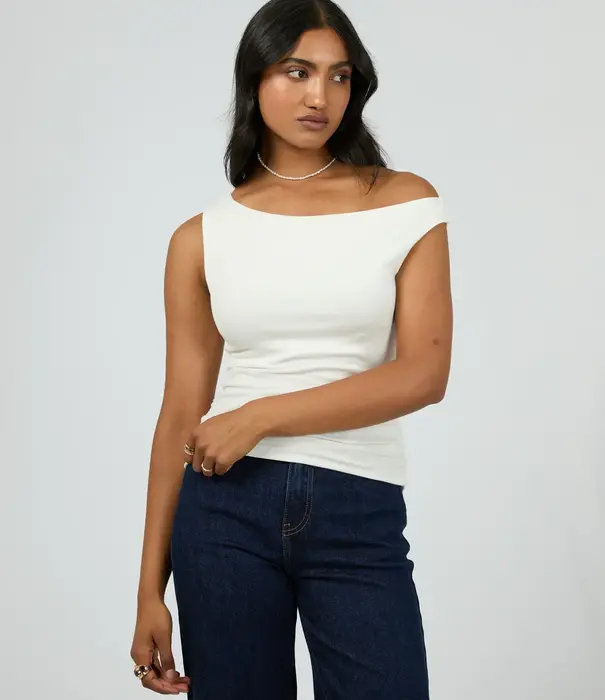 ALL ABOUT EVE Kylie Off Shoulder Top