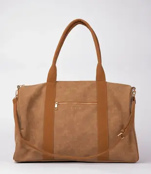 Aria Suede Weekender Bag