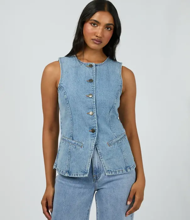 ALL ABOUT EVE Lena Denim Vest