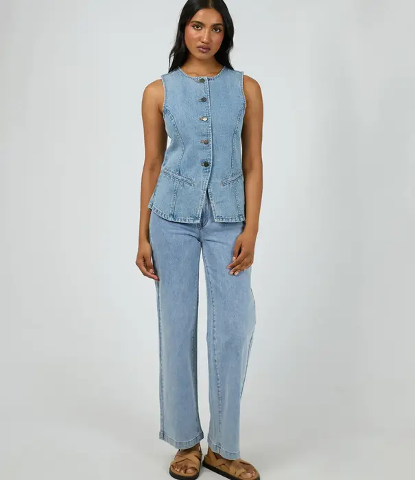 ALL ABOUT EVE Lena Denim Vest