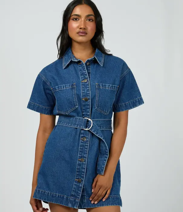 ALL ABOUT EVE Sunny Denim Dress