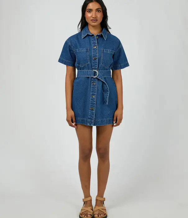 ALL ABOUT EVE Sunny Denim Dress