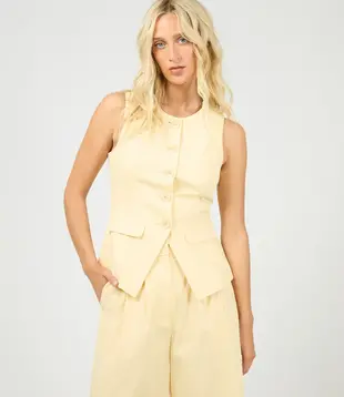 Alessa Linen Vest