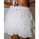 Ra Ra Rusty Ruffle Mini Skirt