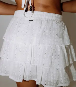 Ra Ra Rusty Ruffle Mini Skirt