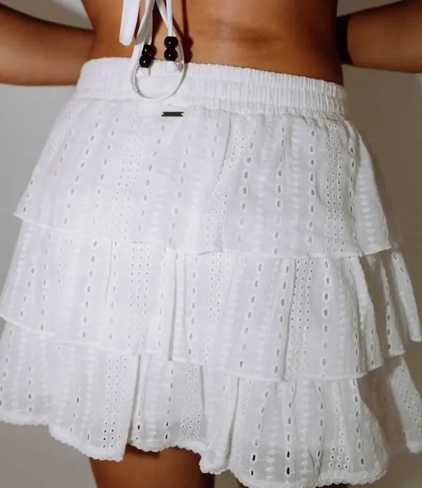 RUSTY Ra Ra Rusty Ruffle Mini Skirt