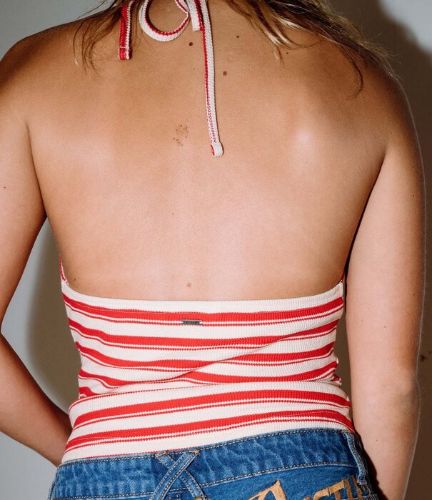 RUSTY Emma Cut Out Halter Neck Top