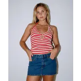 Emma Cut Out Halter Neck Top
