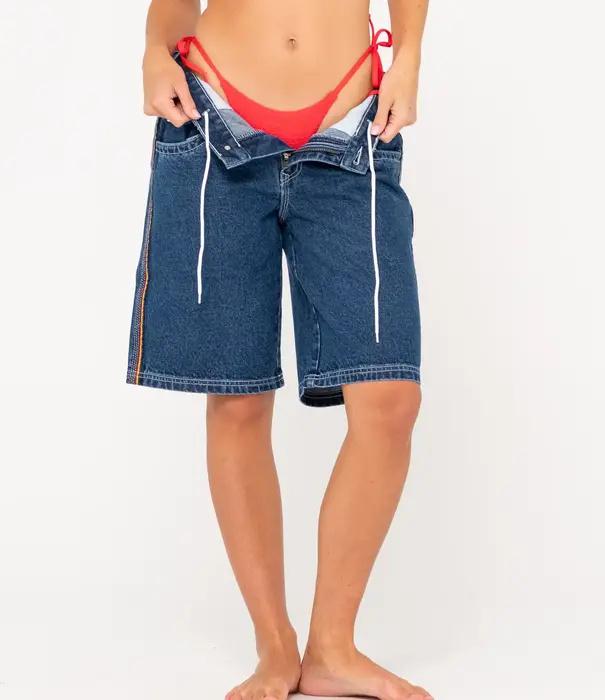 RUSTY Flip Mommy Low Rise Baggy Jort