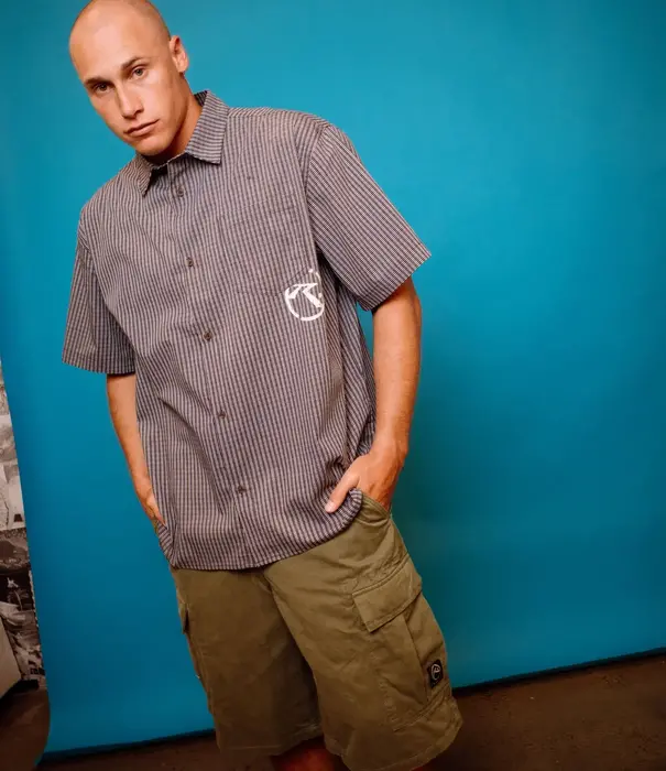 RUSTY Resno Recon Button Up Check Shirt