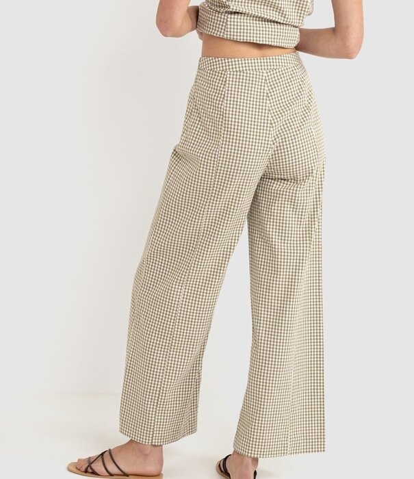 RHYTHM Lola Check Wide Pant