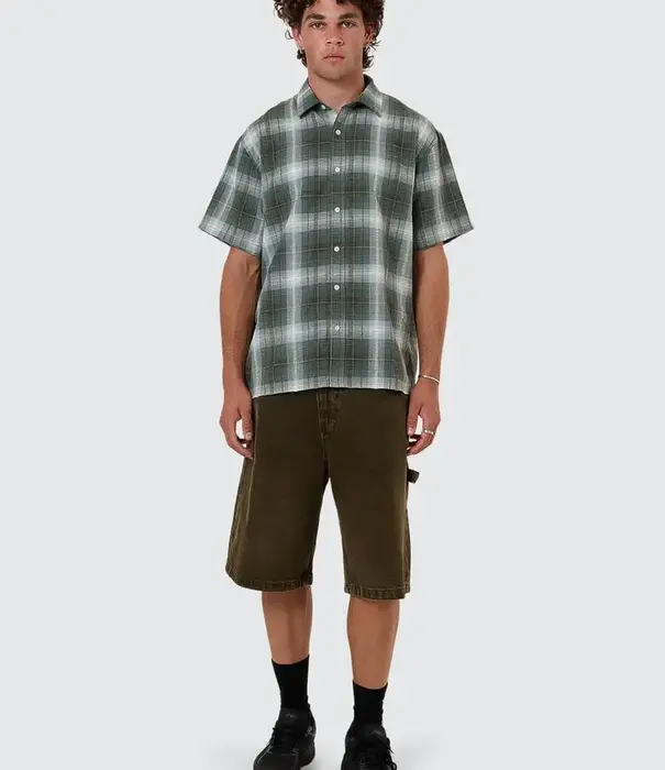 THRILLS Cheap Thrills Check Short Sleeve Shirt
