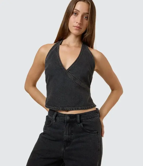 THRILLS Night Shift Denim Top
