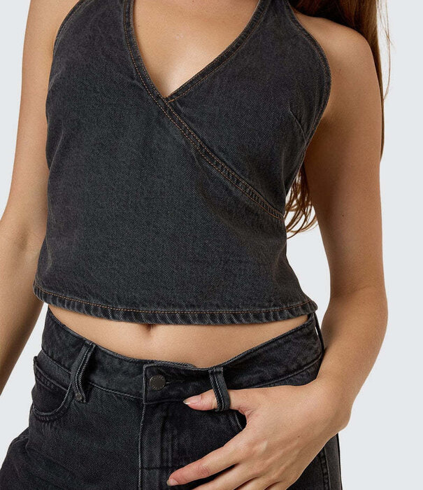 THRILLS Night Shift Denim Top