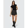 Night Shift Wrap Mini Skirt
