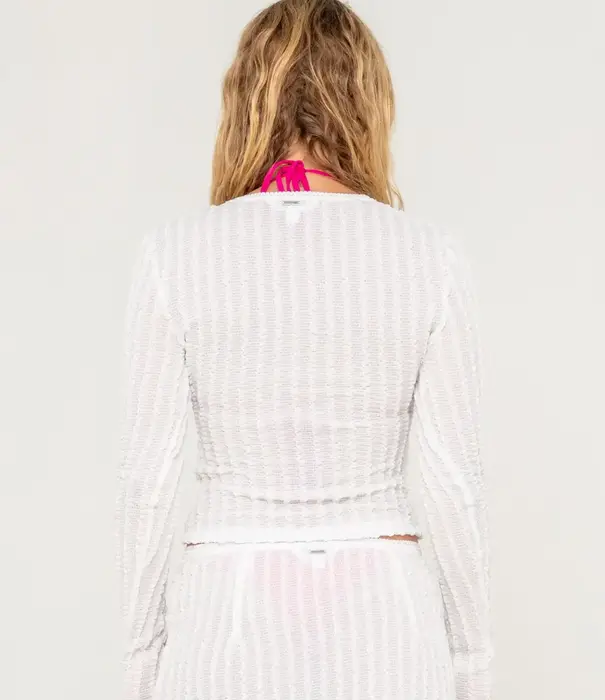 RUSTY I Kissed A Pearl Wrap L/S Top