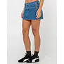 Flip Mommy Low Rise Mini Denim Skirt