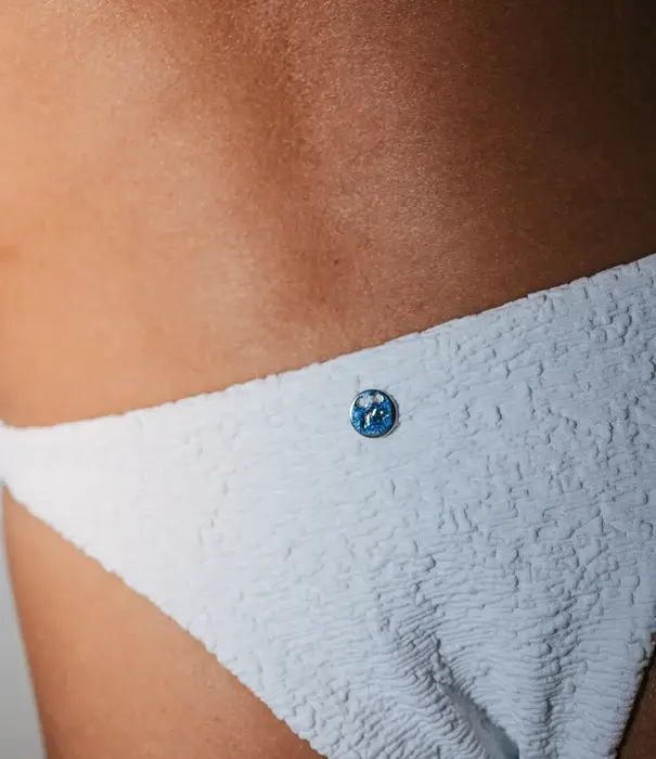 RUSTY Sandalwood Brazilian Ties Bikini Bottom