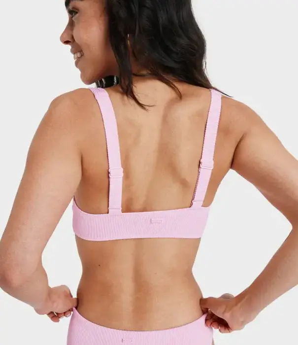 ROXY Rib Roxy Love The Glassy Bikini Top