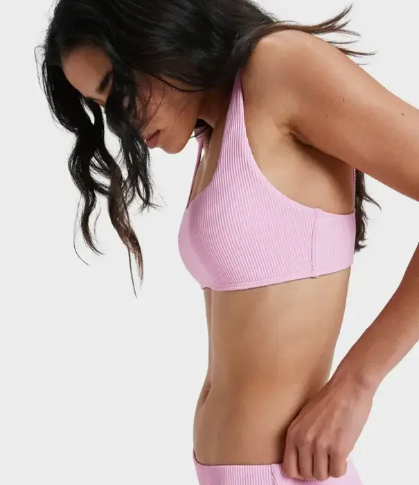 ROXY Rib Roxy Love The Glassy Bikini Top