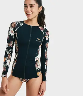 Full Zipped Mix L/S Rash Vest