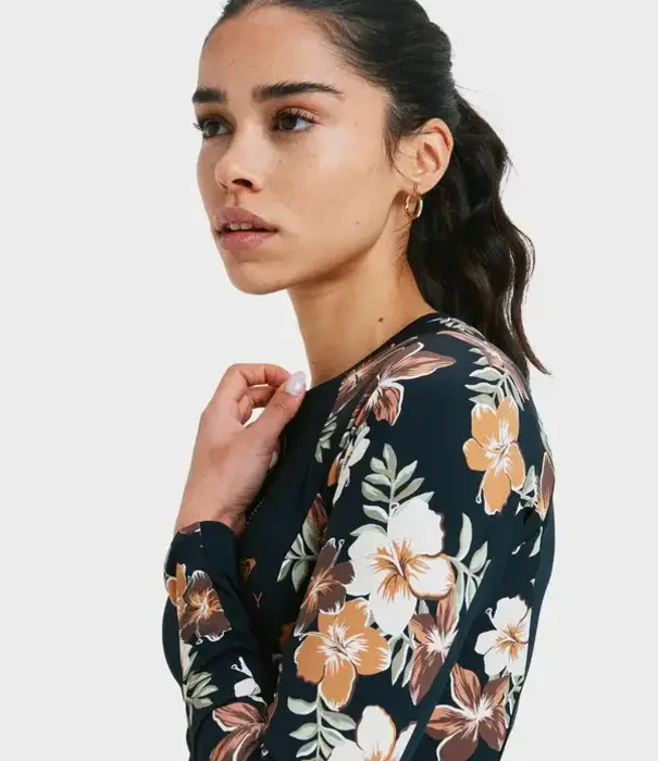 ROXY Full Zipped Mix L/S Rash Vest