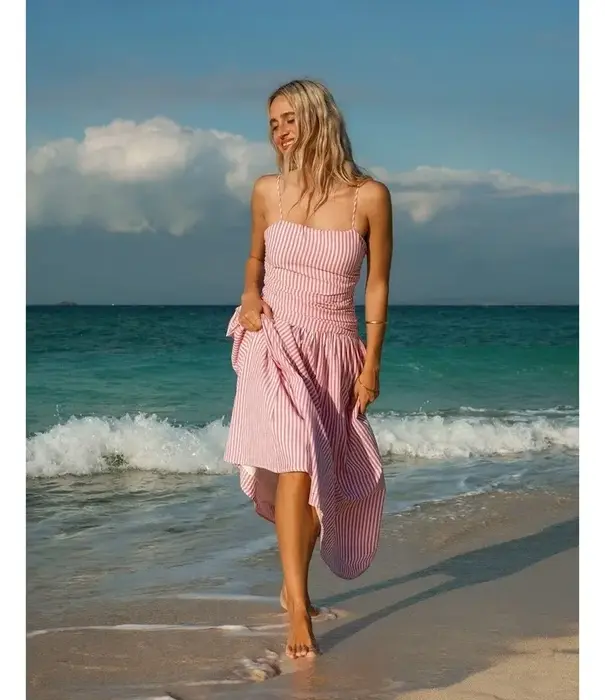 ALL ABOUT EVE Franca Stripe Maxi Dress