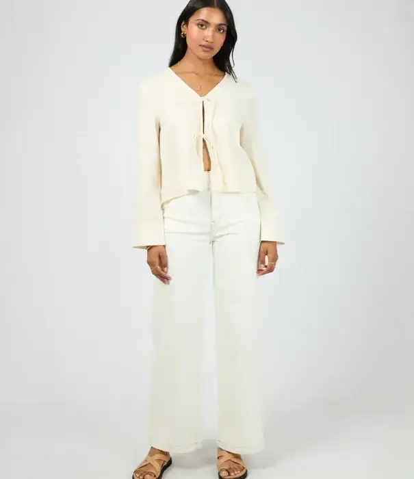 ALL ABOUT EVE TROPICA TIE SHIRT