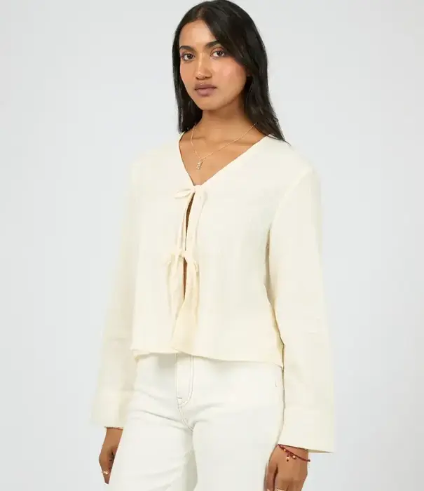 ALL ABOUT EVE TROPICA TIE SHIRT