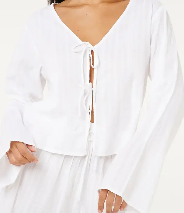 RIP CURL Haze Tie Front L/S Top