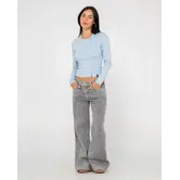 Button Up Long Sleeve Top