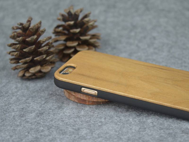 Natural Genuine Wooden Back Case