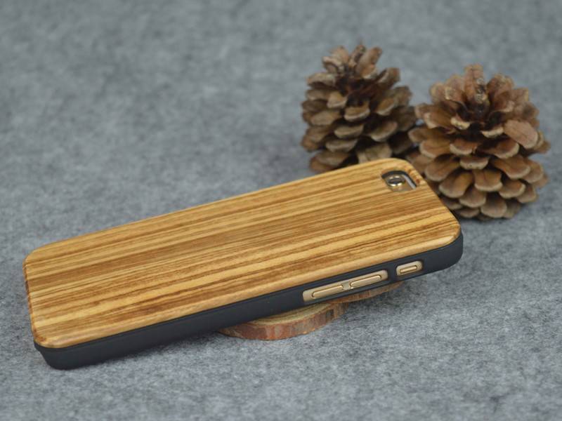Natural Genuine Wooden Back Case