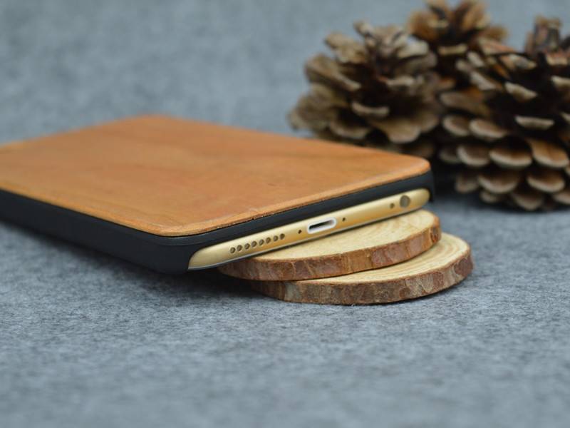Natural Genuine Wooden Back Case