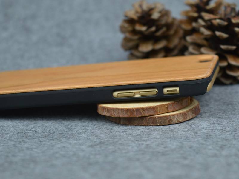 Natural Genuine Wooden Back Case