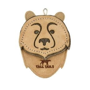Tall Tails Tall Tails- Natural Leather Dog Toy 4"