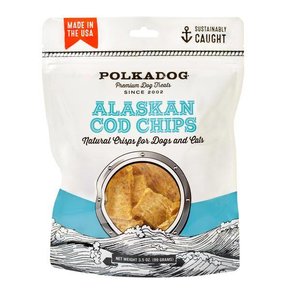 Polkadog-Alaskan Cod Chips 3.5oz