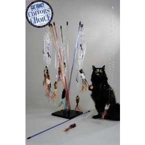 Vee Enterprises PuRRfect-Go-Fur-it Wand Cat Toy