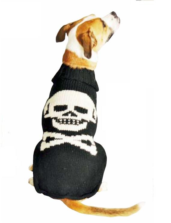 Chilly Dog Sweaters Chilly Dog Sweaters - Black Skull