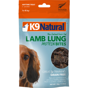 K9 Natural K9 Natural -  Lamb Lung Protein Bite Dog Treats