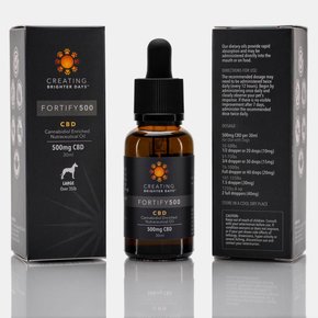 Creating Brighter Days - Fortify 500 CBD Oil 30ml Bottle
